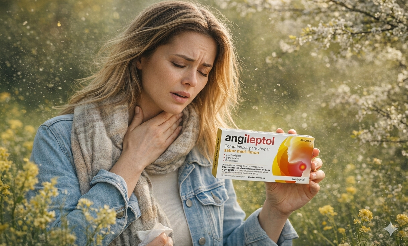 tos e irritación por alergia al polen